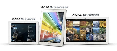 Новые планшеты ARCHOS Platinum