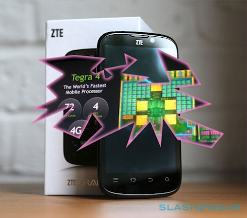 ZTE анонсировала смартфон на Tegra 4