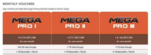 Облако MEGA начинает работу с Bitcoin