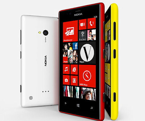 Nokia представила дешевые смартфоны Lumia 520 и 720