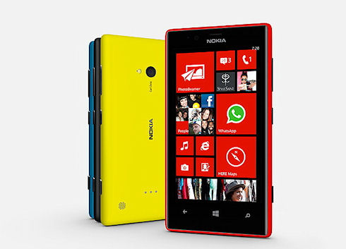 Nokia представила дешевые смартфоны Lumia 520 и 720