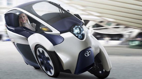 Toyota i-Road – компактный городской электрокар