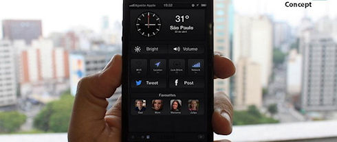 Apple показали, как могла бы выглядеть iOS 7