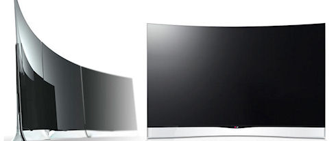 LG начинает продажи телевизора с изогнутым экраном