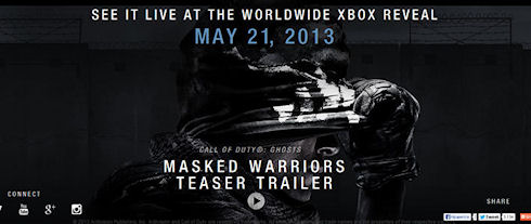 Анонс Call of Duty: Ghosts намечен на 21 мая