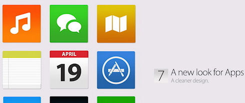Очередной вариант интерфейса iOS 7