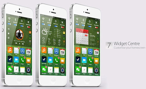 Очередной вариант интерфейса iOS 7