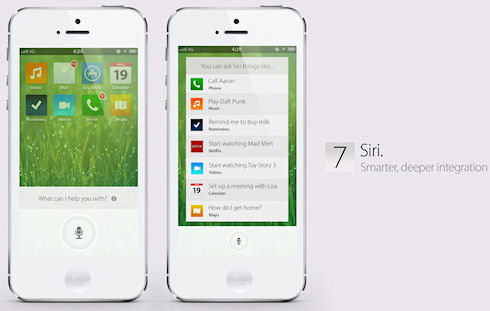 Очередной вариант интерфейса iOS 7