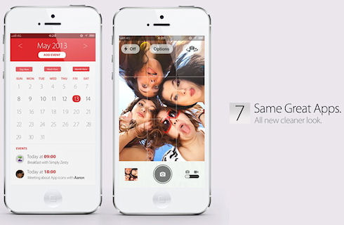 Очередной вариант интерфейса iOS 7