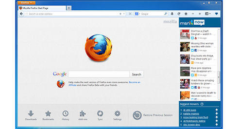 Mozilla выпустила настольный и мобильный FireFox 21