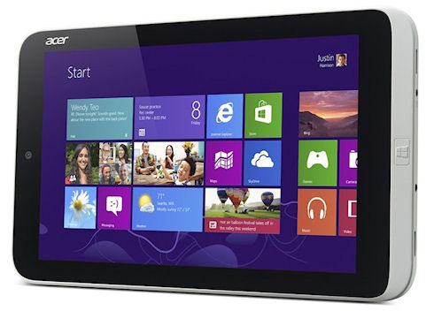 Acer Iconia W3 – 8-дюймовый дисплей и Windows 8 Pro