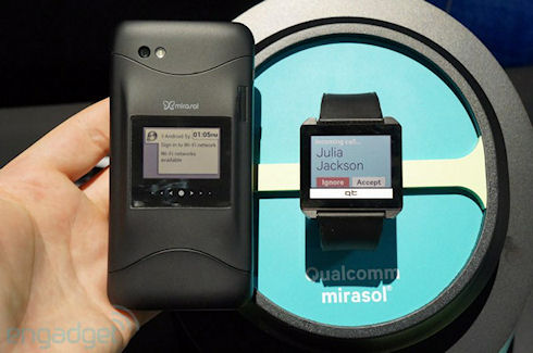 Qualcomm показала дисплеи Mirasol с разрешением 2560х1440 точек