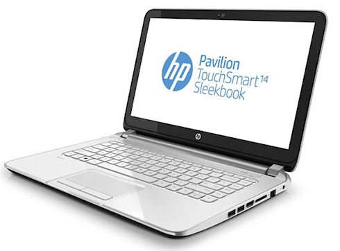 Новые ультрабуки Hewlett-Packard с сенсорными дисплеями