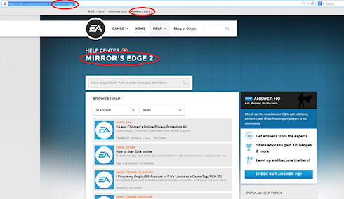 Electronic Arts работает над Mirrors Edge 2?