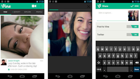 Twitter выпустил приложение Vine для Android
