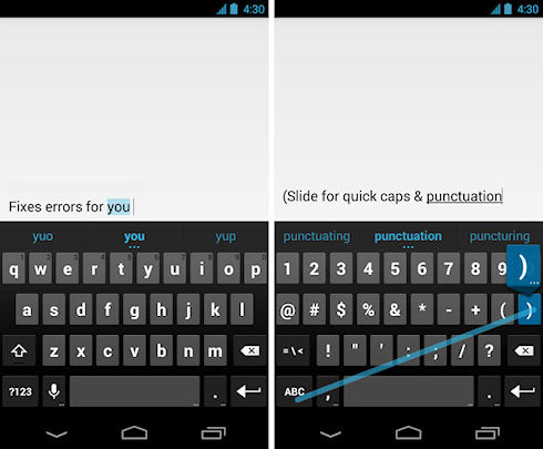 Клавиатура Google доступна в Google Play