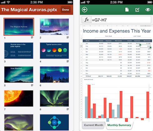 Microsoft Office Mobile для iOS