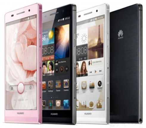 Huawei Ascend P6 – тонкий и мощный смартфон