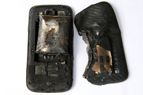 Очередной «взрывной» случай с Galaxy S III