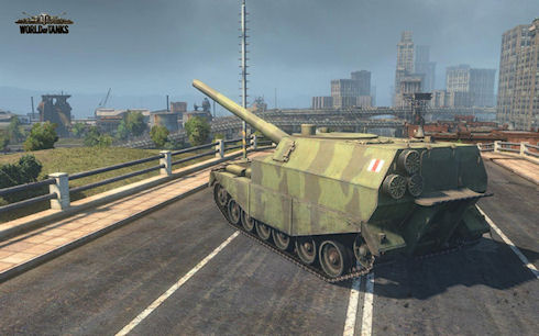 Британские самоходки в World of Tanks 8.7