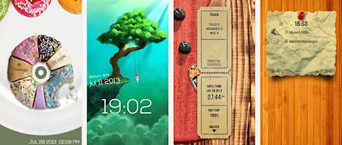 Интерактивный экран блокировки Sparky Lock Screen для Android