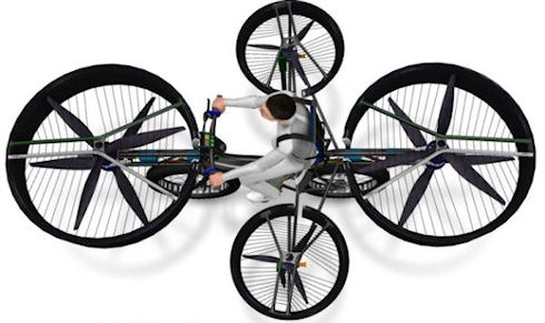 «F-Bike» - летающий электровелосипед