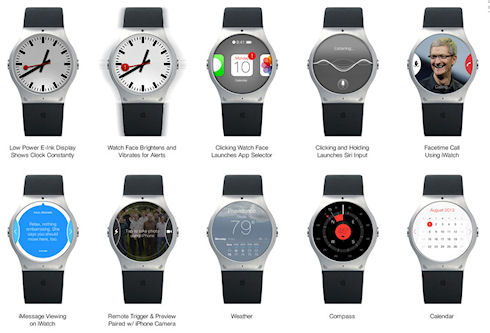 Концепт умных часов iWatch