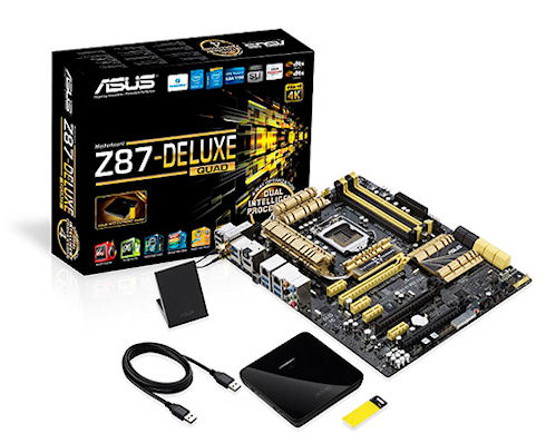 ASUS Z87 Deluxe/Quad – первая материнская плата с Thunderbolt 2