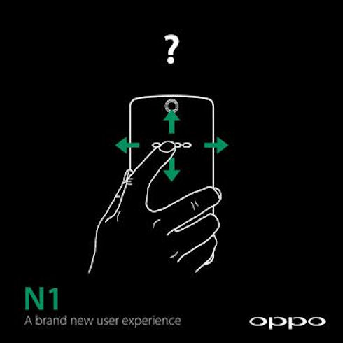 Oppo N1 – смартфон с двумя сенсорными панелями