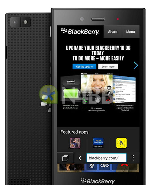 Первые изображения нового смартфона BlackBerry Jakarta