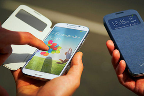 Samsung Galaxy S5 получит сканер отпечатков пальцев
