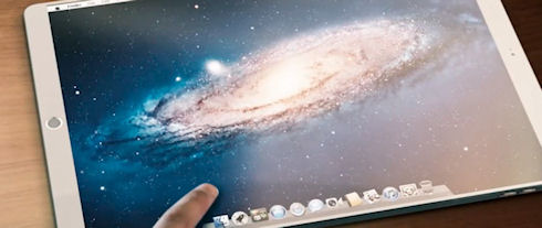 Концепт планшета Apple iPad Pro 13 c OS X