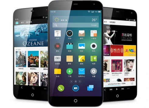 Смартфон Meizu MX3 с объемом встроенной памяти до 128 Гб