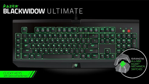 Razer разработала механическую клавиатуру для геймеров