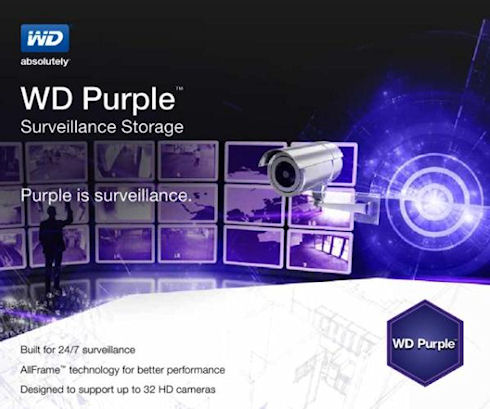 Western Digital выпустит новую серию жестких дисков Purple