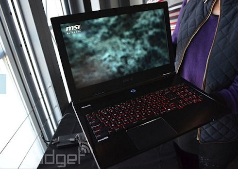 MSI выпустит геймерский ноутбук Ghost Pro на Intel Core i7