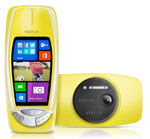 Nokia 3310 с Windows Phone 8 и камерой 41 Мп