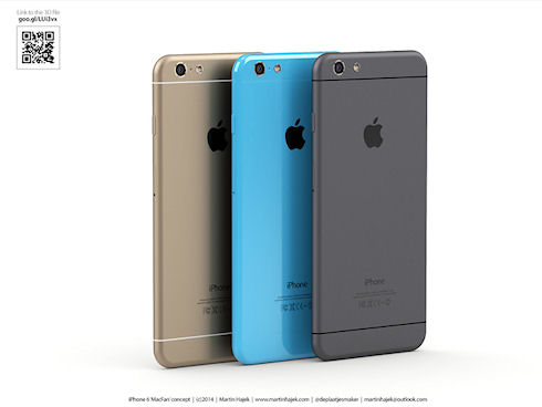 Новые дизайнерские концепты iPhone 6s и iPhone 6c