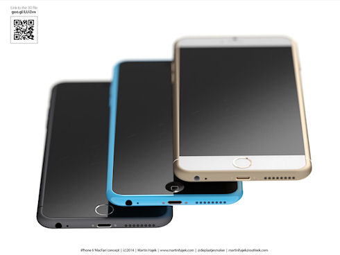 Новые дизайнерские концепты iPhone 6s и iPhone 6c