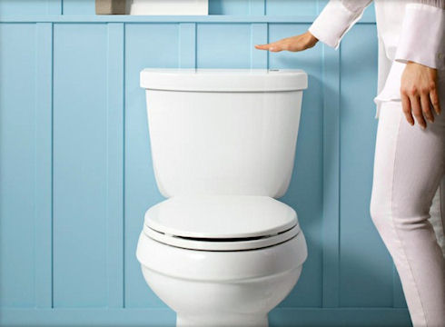 Kohler Touchless – бесконтактный слив для унитаза