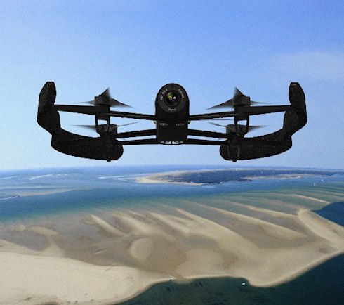 Продвинутый беспилотник AR Drone 3.0 BeBop с радиусом действия до 2 км