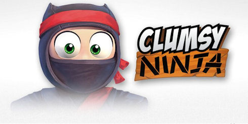 Clumsy Ninja – герой с большими глазами