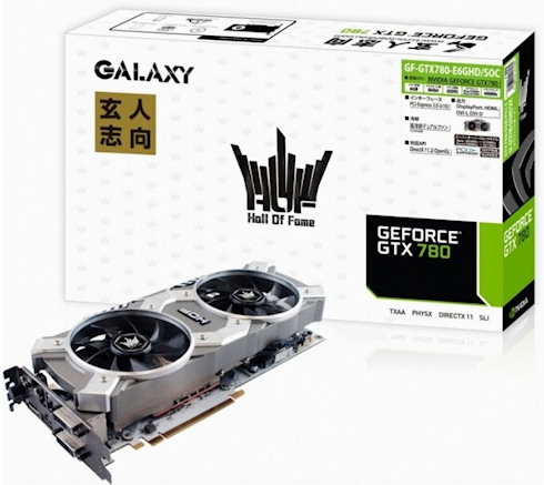 Galaxy выпустит 6-гигабайтную видеокарту