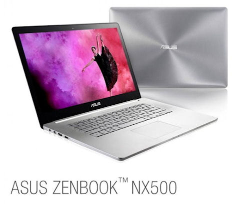 Zenbook NX500 – мощный ультрабук с фирменной аудиосистемой