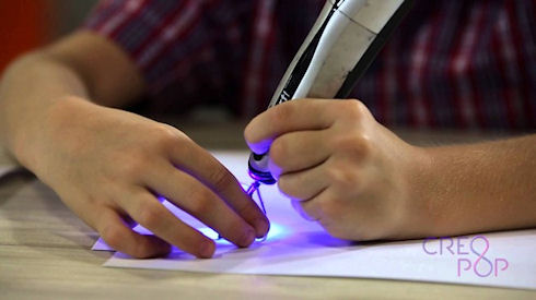 CreoPop 3D Pen – холодная объемная печать под ультрафиолетом
