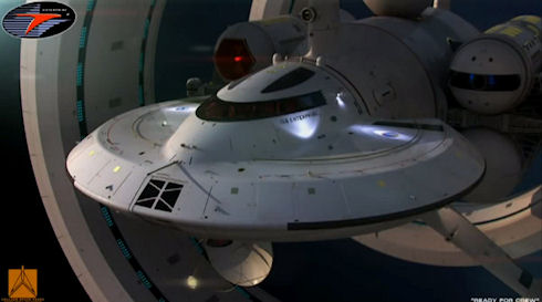 Создан макет межзвездного корабля «Enterprise»