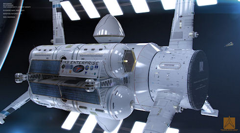 Создан макет межзвездного корабля «Enterprise»