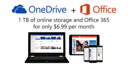 Microsoft снижает цены на One Drive
