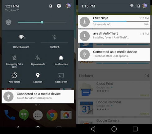 Android L – новый дизайн и масса «фенечек»