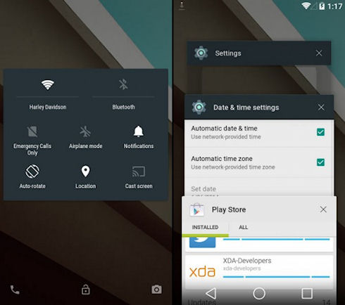 Android L – новый дизайн и масса «фенечек»